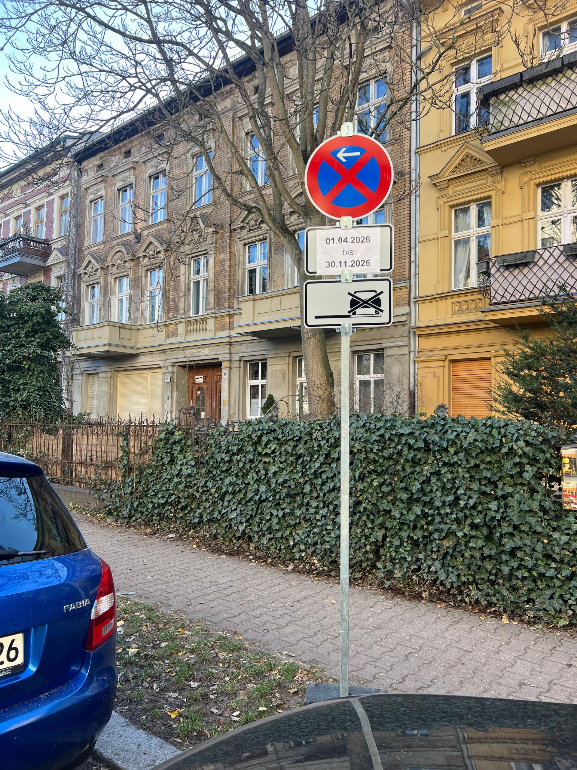 Halteverbot Aufstellung Berlin